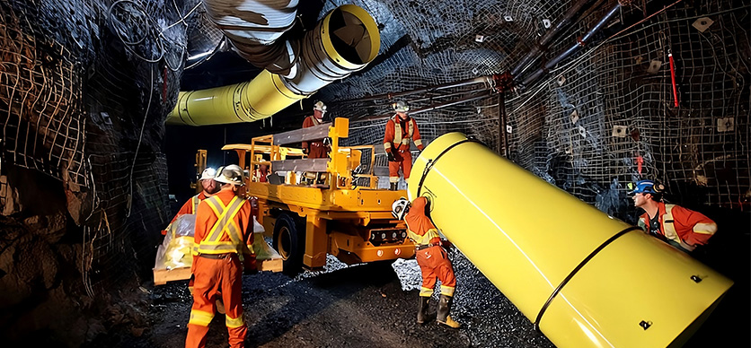 Sistemas de ventilación en minería subterránea