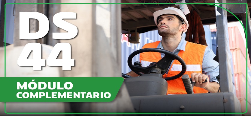 Conducción y uso de maquinaria pesada - Módulo complementario de acuerdo al DS° 44 para personas trabajadoras 