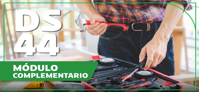 Herramientas manuales - Módulo complementario de acuerdo al DS° 44 para personas trabajadoras