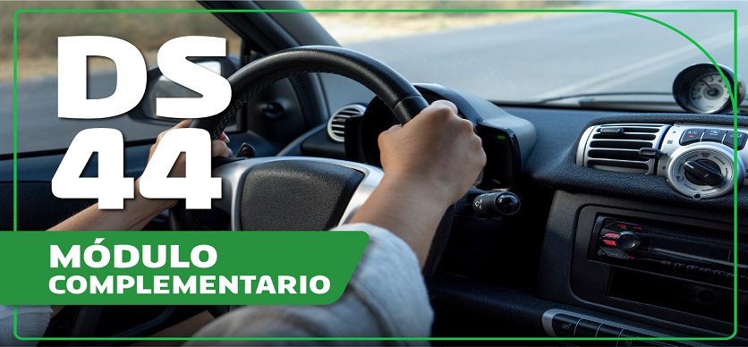 Conducción y uso de vehículos - Módulo complementario de acuerdo al DS° 44 para personas trabajadoras