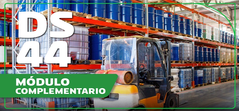 Almacenamiento de sustancias peligrosas - módulo complementario de acuerdo al ds° 44 para personas trabajadoras