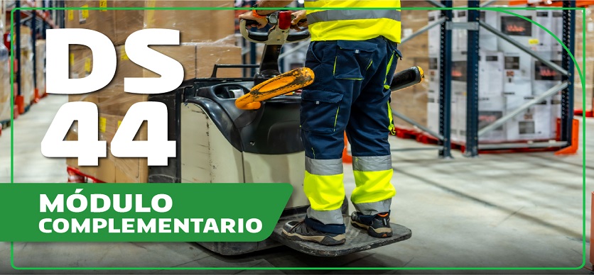 Equipos mecanizados para el movimiento de cargas - módulo complementario de acuerdo al ds° 44 para personas trabajadoras